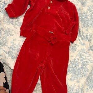 Ralph Lauren Vibrant Red Baby Outfit